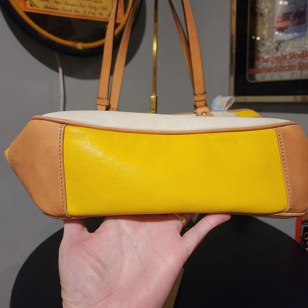 Coach Park Hamptons Color Block Leather Tote Bag - Picture 4 of 9